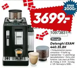 Bilka DeLonghi EXAM 440.35.BK tilbud