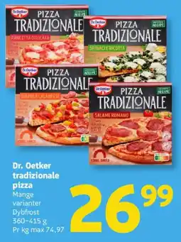 Løvbjerg Dr Oetker tradizionale pizza tilbud