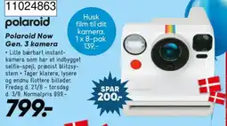 Bilka Polaroid Now Gen. 3 kamera tilbud