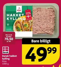 Løvbjerg Rose hakket kylling tilbud