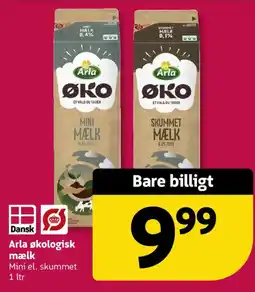 Løvbjerg Arla økologisk mælk tilbud