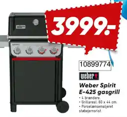 Bilka Weber Spirit E-425 gasgrill tilbud