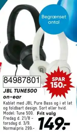 Bilka Jbl tune500 tilbud