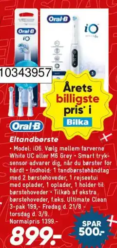 Bilka Oral-B Eltandborste tilbud