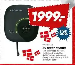 Bilka PROSONIC EV lader til elbil tilbud