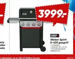Bilka Weber Spirit E-425 gasgrill tilbud
