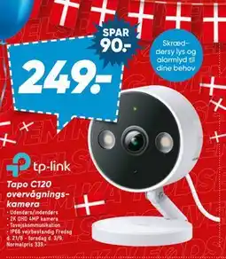 Bilka Tapo C120 overvågningskamera tilbud