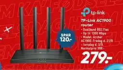 Bilka TP-Link AC1900 router tilbud