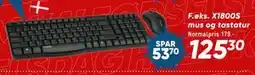 Bilka X1800S mus og tastatur tilbud
