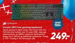 Bilka Corsair K55 Core gaming keyboard tilbud