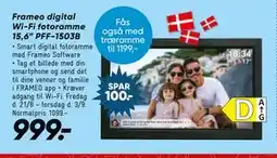 Bilka Frameo digital Wi-Fi fotoramme 15,6” PFF-1503B tilbud