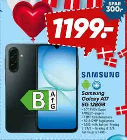 Bilka Samsung Galaxy A17 5G 128GB tilbud