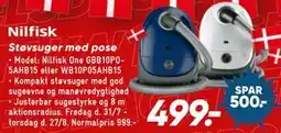 Bilka Støvsuger med pose tilbud
