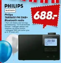 Bilka Philips TAR5600 FM/DAB+ Bluetooth radio tilbud