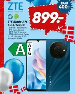 Bilka ZTE Blade A76 5G 4/128GB tilbud