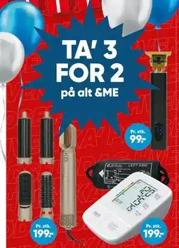 Bilka TA’ 3 FOR 2 på alt &ME tilbud