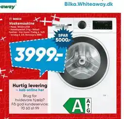 Bilka BOSCH Vaskemaskine tilbud