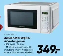 Bilka Køkkenchef digital mikrobølgeovn tilbud