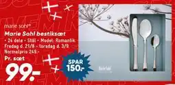Bilka Marie Sohl bestiksæt tilbud