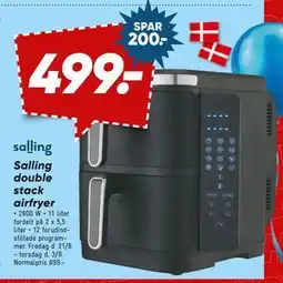 Bilka Salling double stack airfryer tilbud