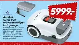 Bilka Anthbot Genie 800 robotplæneklipper inkl. garage tilbud