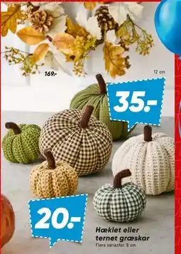 Bilka Hæklet eller ternet græskar tilbud