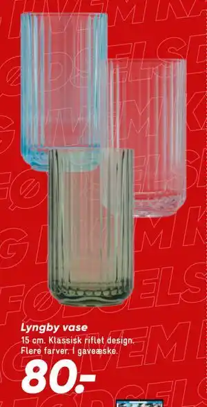 Bilka Lyngby vase tilbud