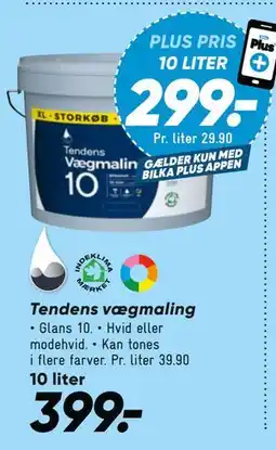 Bilka Tendens vægmaling tilbud