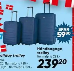 Bilka Håndbagage trolley tilbud