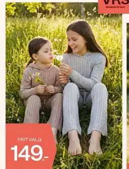 Bilka Strikket hoodie eller bukser tilbud