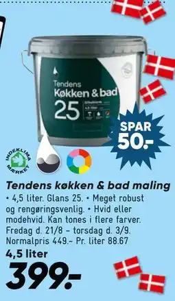 Bilka Tendens køkken & bad maling tilbud