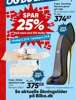 Bilka SPAR 25% på mere end 100 dufte tilbud