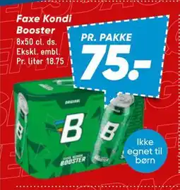 Bilka Faxe Kondi Booster tilbud