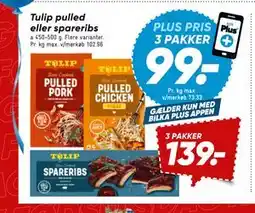 Bilka Tulip pulled eller spareribs tilbud