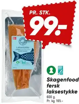 Bilka Skagenfood fersk laksestykke tilbud