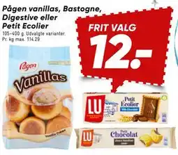 Bilka Pågen vanillas, Bastogne, Digestive eller Petit Ecolier tilbud