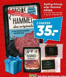Bilka Salling Princip eller Hammel pålæg tilbud