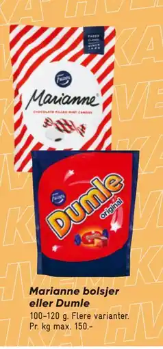 Bilka Marianne bolsjer eller Dumle tilbud