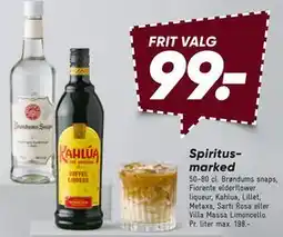Bilka Spiritus-marked tilbud
