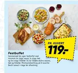 Bilka Festbuffet tilbud