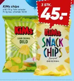 Bilka KiMs chips tilbud