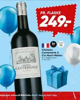 Bilka Chateau Cantemerle 5. Cru Haut-Médoc tilbud