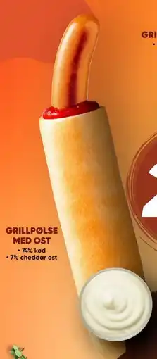 Bilka GRILLPØLSE MED OST tilbud