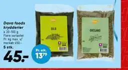 Bilka Dava foods krydderier tilbud