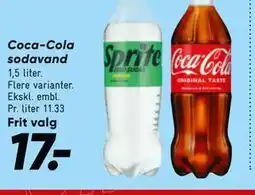 Bilka Coca-Cola sodavand tilbud