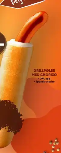 Bilka GRILLPØLSE MED CHORIZO tilbud