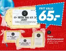 Bilka Them delikatesseost tilbud