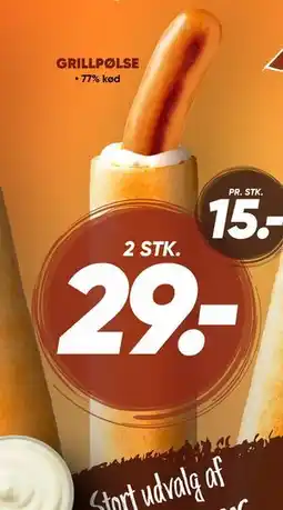 Bilka GRILLPØLSE tilbud