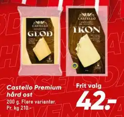 Bilka Castello Premium hård ost tilbud