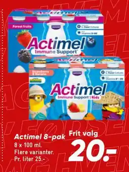 Bilka Actimel 8-pak tilbud